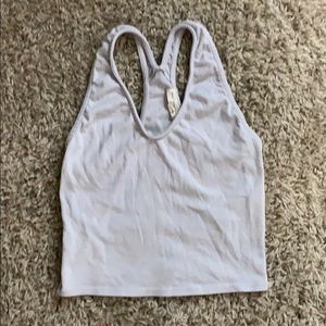 Urban outfitters light blue/ gray racer back crop